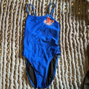 Women’s one price bathing suit.